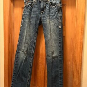 Ariat Men's Slim Jeans in Deep Blue